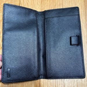 Coach Checkbook cover